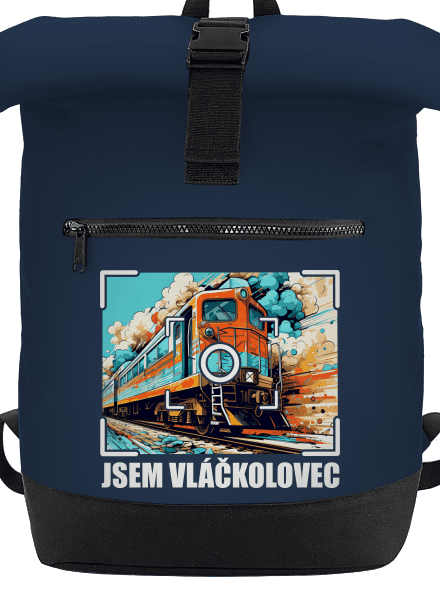 Jsem vláčkolovec batoh French Navy
