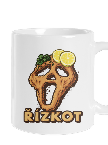 Řízkot klasický hrnek White