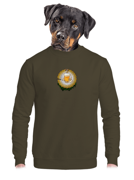Pivní horoskop: Rak unisex mikina bez kapuce Urban Khaki