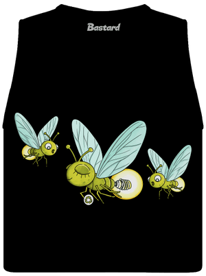 Světluška dámské tílko volné Black