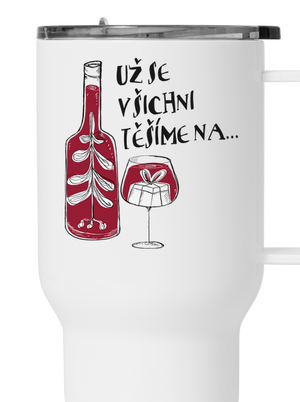 Vánoce ve víně termohrnek White