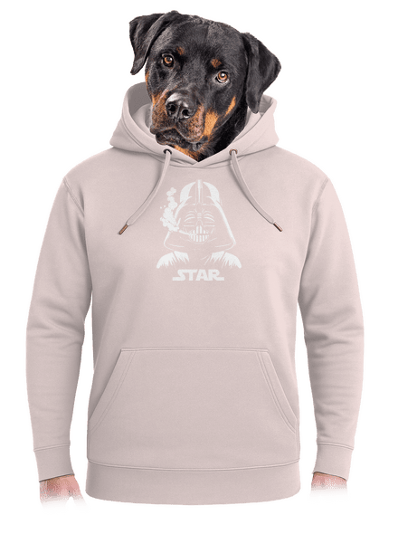 Darth Star unisex mikina premium Rose Chalk