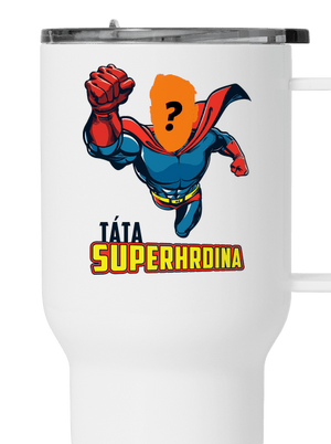 Táta superhrdina termohrnek White
