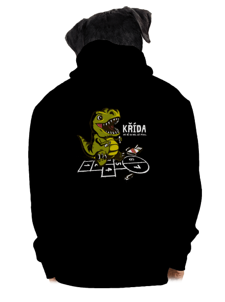 Křída pánská mikina na zip Black