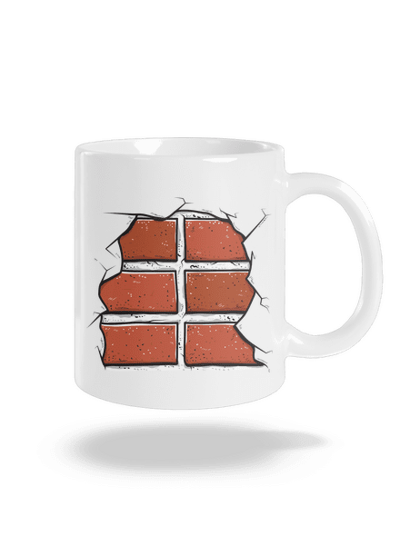 Cihličky klasický hrnek White