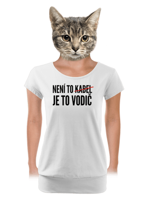 dámské tričko s lemem