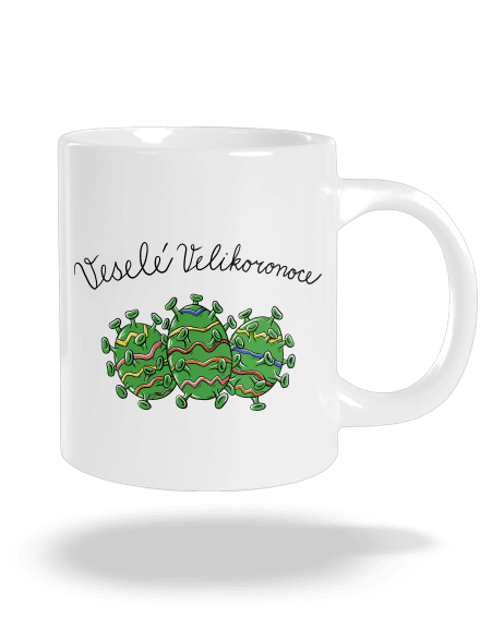 Veselé Velikoronoce velký hrnek White
