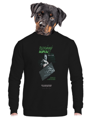 unisex mikina bez kapuce