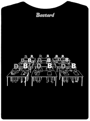 Cimrman: Debil, blbeček dámské tričko s lemem Black