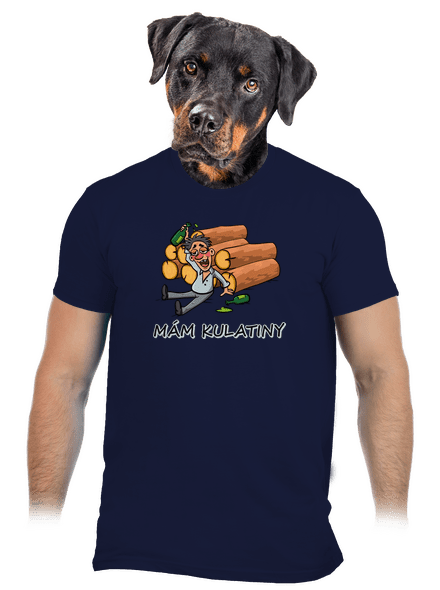 Mám kulatiny pánské tričko Navy