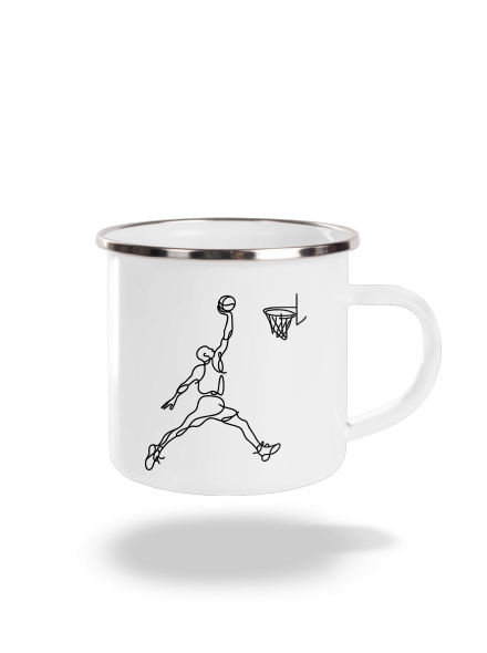 One line slam dunk plecháček White