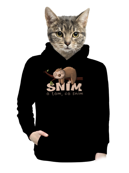 Sním o tom, co sním dámská mikina klokanka Black