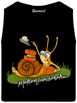 Makám na baráku pánské tílko Black