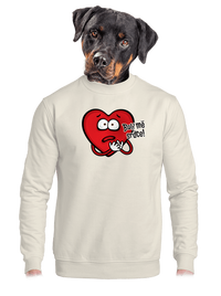 unisex mikina bez kapuce