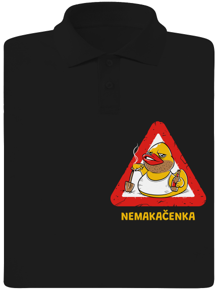 Nemakačenka pánská polokošile Black