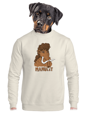 unisex mikina bez kapuce