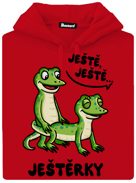 Ještě, ještě pánská mikina klokanka Red