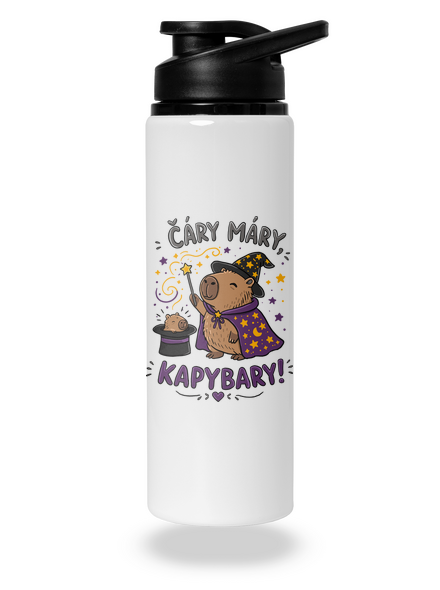 Čáry máry kapybary lahev na vodu White