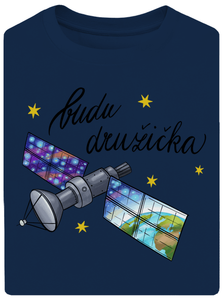 Budu družička unisex tričko oversized Midnight Blue