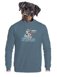 unisex mikina bez kapuce