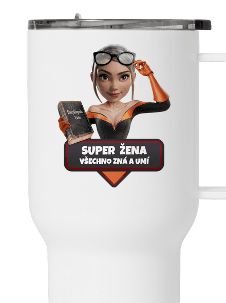 Super máma termohrnek White