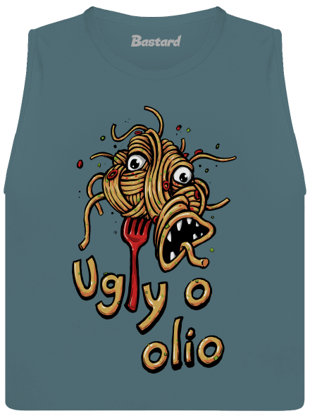 Ugly o olio dámské tílko volné Heather Deep Teal