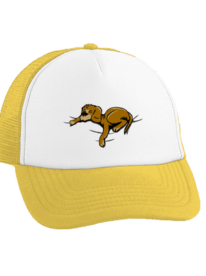 Spící pes kšiltovka truckerka Sunflower cap