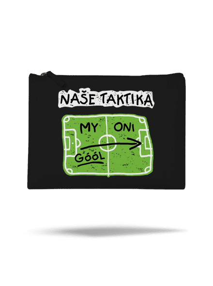 Naše fotbalová taktika taštička Black