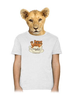 Kapučičíno dětské tričko White