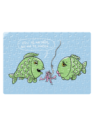 Háček puzzle White