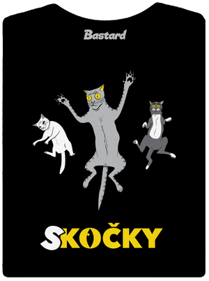 Skočky dámské tričko premium Black