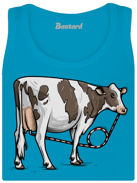 Cow drink dámské tílko klasické Blue Atol