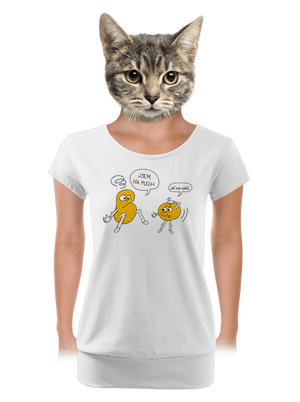 dámské tričko s lemem