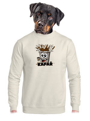 unisex mikina bez kapuce