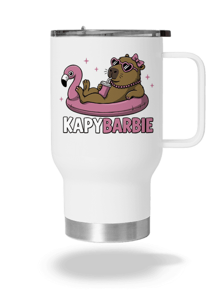 Kapybarbie termohrnek White