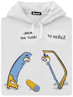 Tupé pily dámská mikina klokanka White