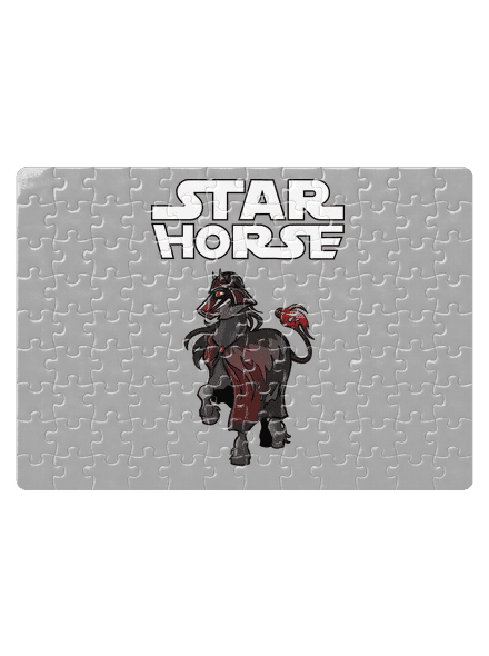 Star horse puzzle White