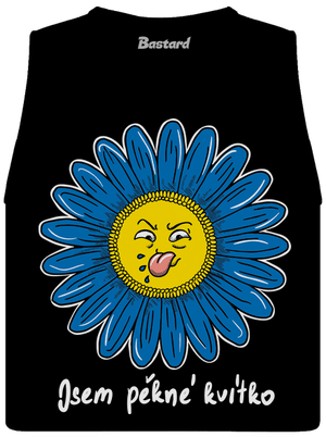 Kvítko dámské tílko volné Black