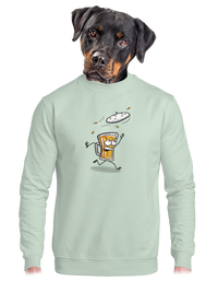 unisex mikina bez kapuce