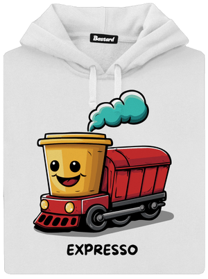 Expresso dámská mikina klokanka White