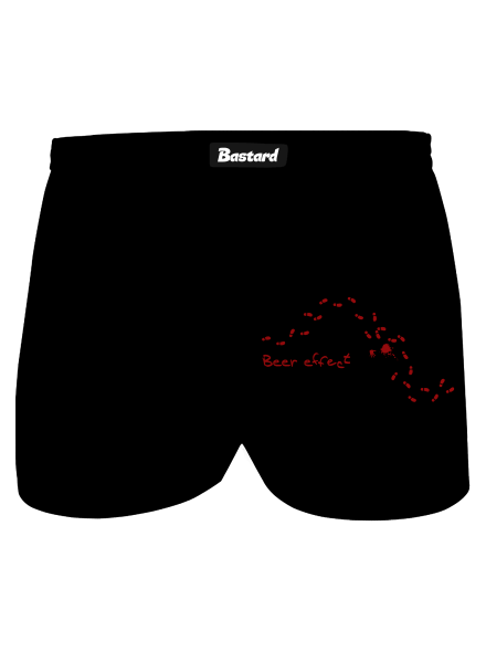 Beer effect pánské trenky Black
