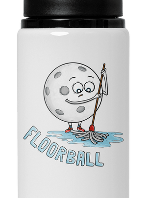 Floorball lahev na vodu White