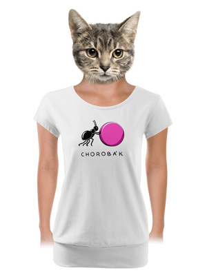 dámské tričko s lemem