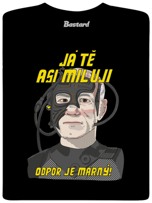 Zamilovaný Borg pánské tričko Black