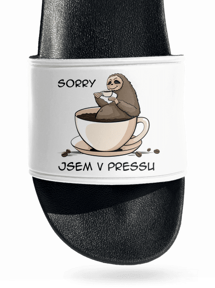 V pressu pantofle White