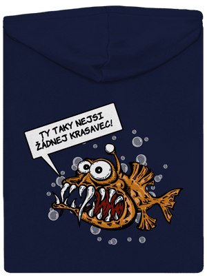 Mořský ďas pánská mikina na zip Navy