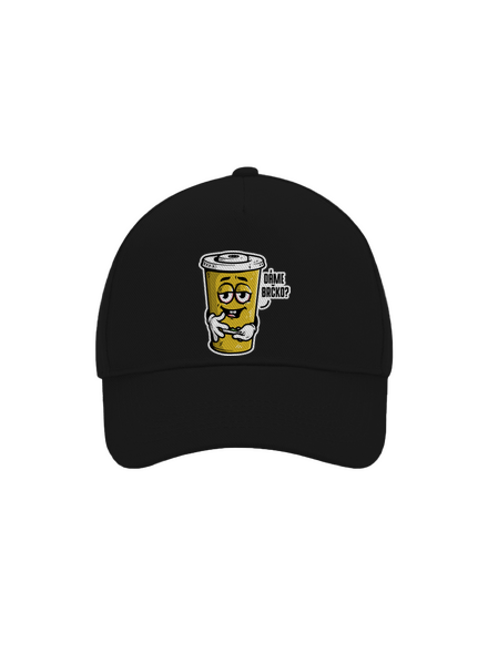 Dáme brčko? kšiltovka baseballka Black