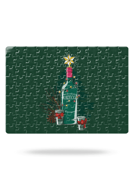 Vánoční borovička puzzle White