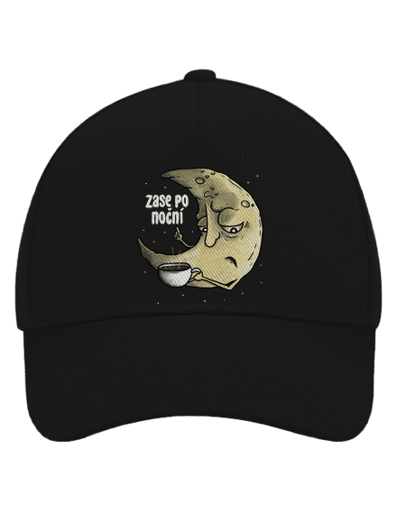 Zase po noční kšiltovka baseballka Black