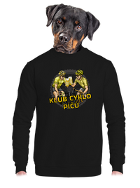 unisex mikina bez kapuce